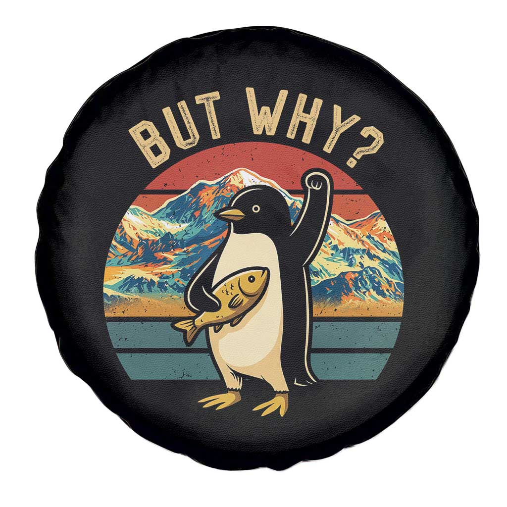 But Why Penguin Spare Tire Cover Nihilist Penguin Mountain Hiking