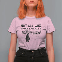 But Why Penguin T Shirt For Women Not All Who Wander Are Lost