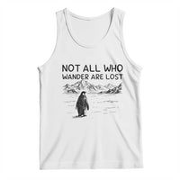 But Why Penguin Tank Top Not All Who Wander Are Lost
