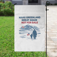 Greenland Is Not for Sale Garden Flag Funny Nihilist Penguin Greenland Political Meme FDT