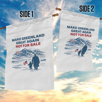 Greenland Is Not for Sale Garden Flag Funny Nihilist Penguin Greenland Political Meme FDT