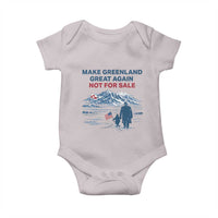 Greenland Is Not for Sale Baby Onesie Funny Nihilist Penguin Greenland Political Meme FDT