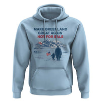 Greenland Is Not for Sale Hoodie Funny Nihilist Penguin Greenland Political Meme FDT