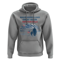 Greenland Is Not for Sale Hoodie Funny Nihilist Penguin Greenland Political Meme FDT