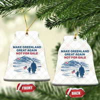 Greenland Is Not for Sale Ceramic Ornament Funny Nihilist Penguin Greenland Political Meme FDT