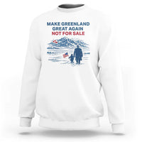 Greenland Is Not for Sale Sweatshirt Funny Nihilist Penguin Greenland Political Meme FDT