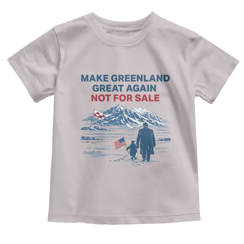 Greenland Is Not for Sale Toddler T Shirt Funny Nihilist Penguin Greenland Political Meme FDT