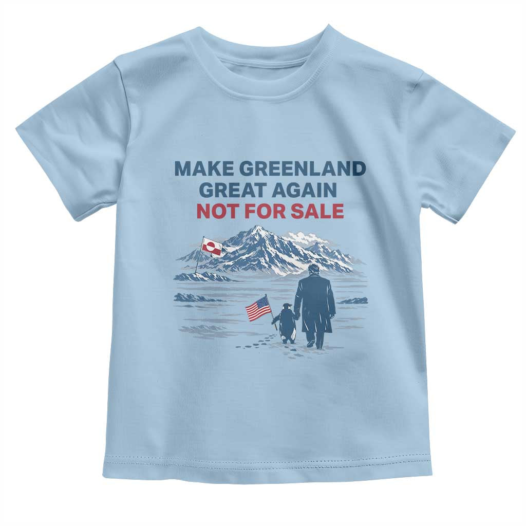 Greenland Is Not for Sale Toddler T Shirt Funny Nihilist Penguin Greenland Political Meme FDT