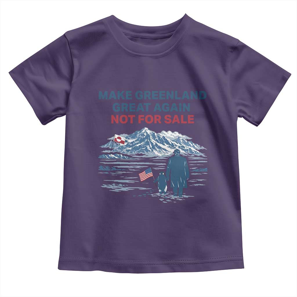 Greenland Is Not for Sale Toddler T Shirt Funny Nihilist Penguin Greenland Political Meme FDT