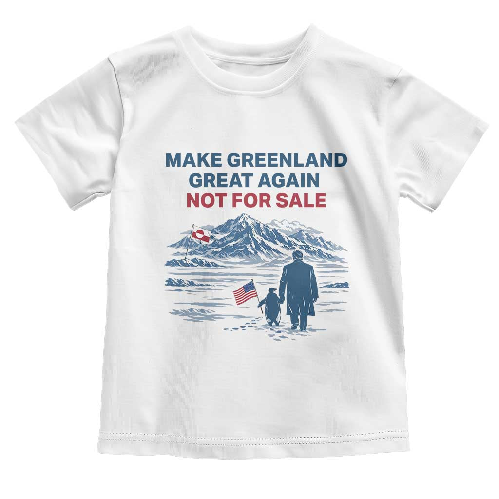 Greenland Is Not for Sale Toddler T Shirt Funny Nihilist Penguin Greenland Political Meme FDT