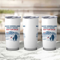 Greenland Is Not for Sale Tumbler Cup Funny Nihilist Penguin Greenland Political Meme FDT