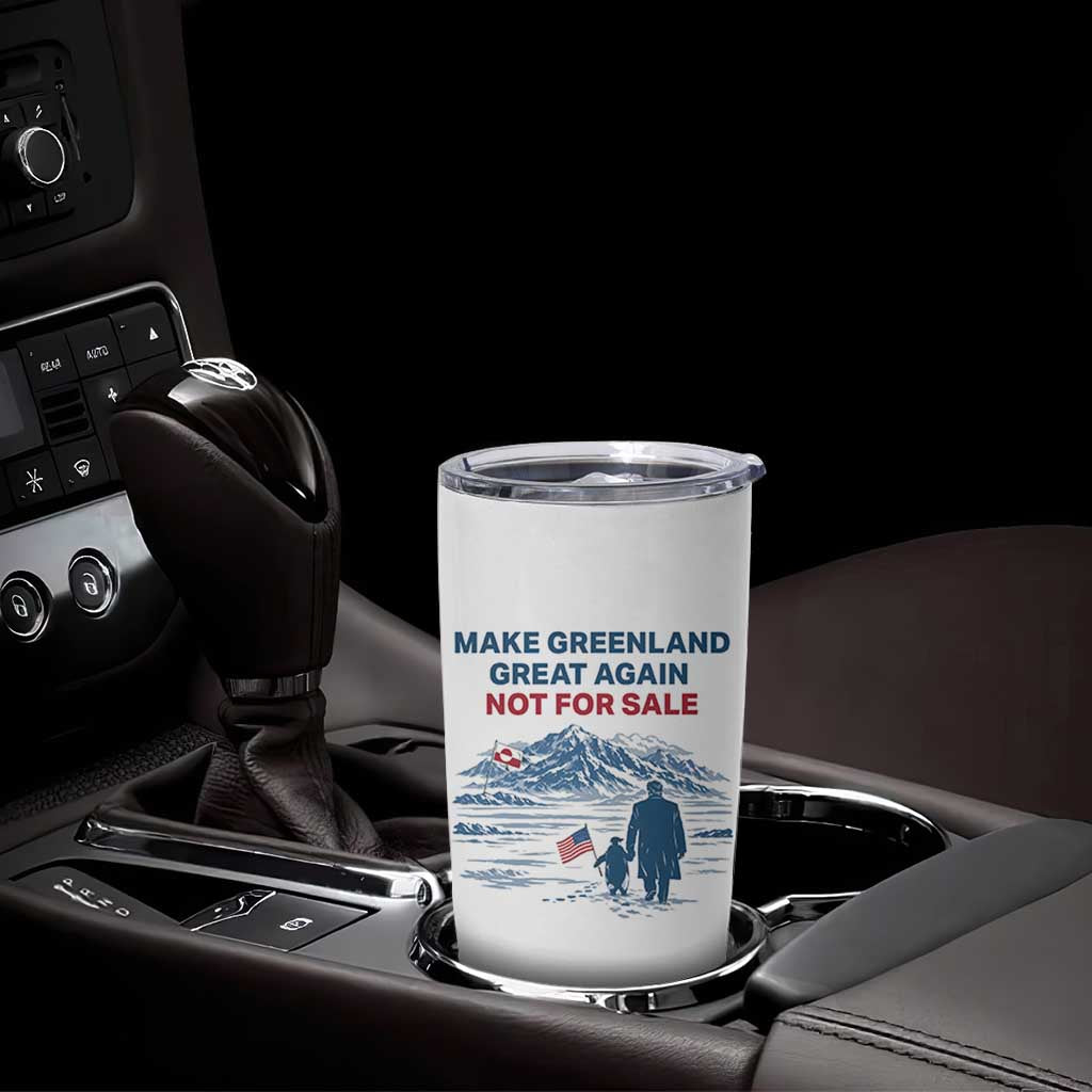 Greenland Is Not for Sale Tumbler Cup Funny Nihilist Penguin Greenland Political Meme FDT
