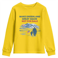 Greenland Is Not for Sale Youth Sweatshirt Funny Nihilist Penguin Greenland Political Meme FDT