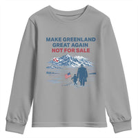 Greenland Is Not for Sale Youth Sweatshirt Funny Nihilist Penguin Greenland Political Meme FDT