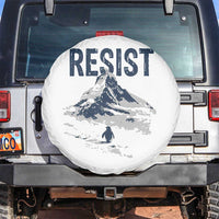 Funny Penguin Protest Spare Tire Cover Resist Penguin Mountain Hiking Meme