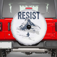 Funny Penguin Protest Spare Tire Cover Resist Penguin Mountain Hiking Meme