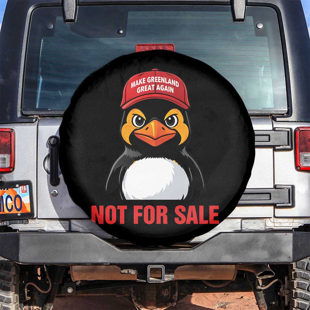 Greenland Is Not for Sale Spare Tire Cover Funny Nihilist Penguin FDT Political Meme