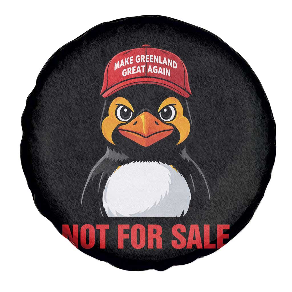 Greenland Is Not for Sale Spare Tire Cover Funny Nihilist Penguin FDT Political Meme