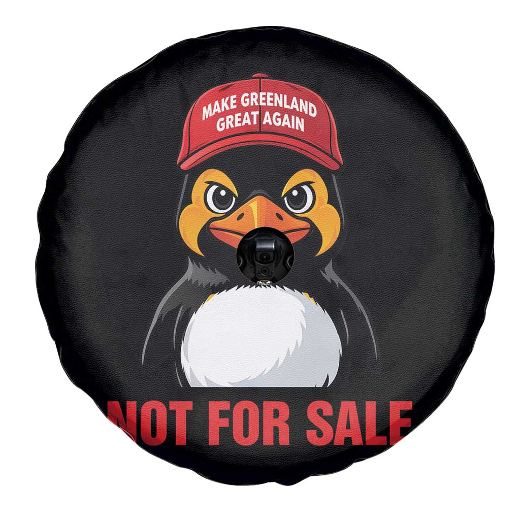 Greenland Is Not for Sale Spare Tire Cover Funny Nihilist Penguin FDT Political Meme