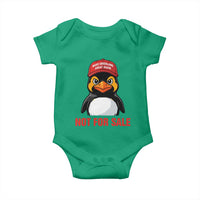 Greenland Is Not for Sale Baby Onesie Funny Nihilist Penguin FDT Political Meme