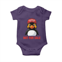 Greenland Is Not for Sale Baby Onesie Funny Nihilist Penguin FDT Political Meme