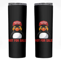 Greenland Is Not for Sale Skinny Tumbler Funny Nihilist Penguin FDT Political Meme