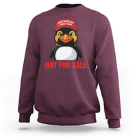 Greenland Is Not for Sale Sweatshirt Funny Nihilist Penguin FDT Political Meme