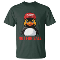 Greenland Is Not for Sale T Shirt Funny Nihilist Penguin FDT Political Meme