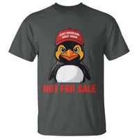 Greenland Is Not for Sale T Shirt Funny Nihilist Penguin FDT Political Meme