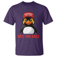 Greenland Is Not for Sale T Shirt Funny Nihilist Penguin FDT Political Meme