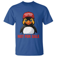 Greenland Is Not for Sale T Shirt Funny Nihilist Penguin FDT Political Meme