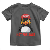 Greenland Is Not for Sale Toddler T Shirt Funny Nihilist Penguin FDT Political Meme