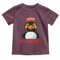 Greenland Is Not for Sale Toddler T Shirt Funny Nihilist Penguin FDT Political Meme