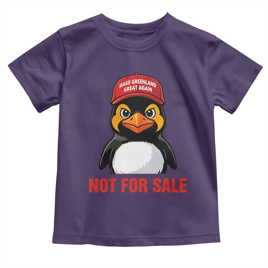 Greenland Is Not for Sale Toddler T Shirt Funny Nihilist Penguin FDT Political Meme