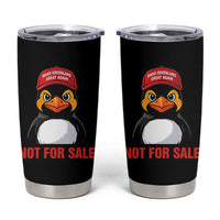 Greenland Is Not for Sale Tumbler Cup Funny Nihilist Penguin FDT Political Meme