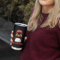 Greenland Is Not for Sale Tumbler Cup Funny Nihilist Penguin FDT Political Meme