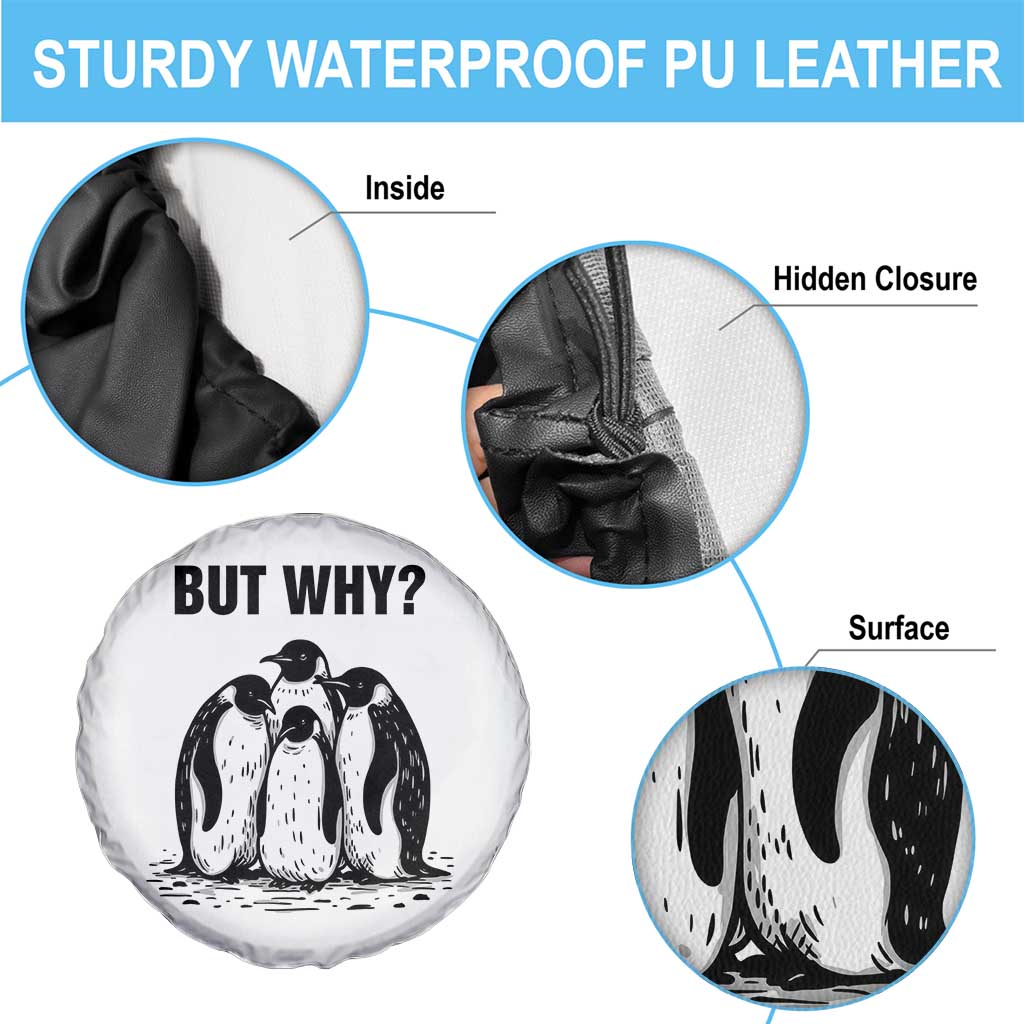 But Why Penguin Spare Tire Cover Funny Nihilist Hiking