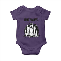 But Why Penguin Baby Onesie Funny Nihilist Hiking