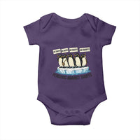 Penguins Against Tariffs Baby Onesie Resist Tariffs Subtle FDT Political Resistance