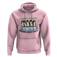 Penguins Against Tariffs Hoodie Resist Tariffs Subtle FDT Political Resistance