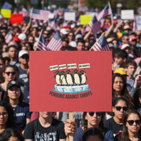 Penguins Against Tariffs Protest Sign Resist Tariffs Subtle FDT Political Resistance
