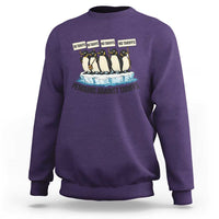 Penguins Against Tariffs Sweatshirt Resist Tariffs Subtle FDT Political Resistance