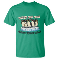 Penguins Against Tariffs T Shirt Resist Tariffs Subtle FDT Political Resistance