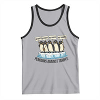 Penguins Against Tariffs Tank Top Resist Tariffs Subtle FDT Political Resistance