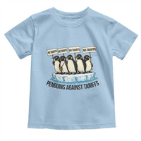 Penguins Against Tariffs Toddler T Shirt Resist Tariffs Subtle FDT Political Resistance