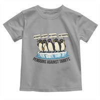 Penguins Against Tariffs Toddler T Shirt Resist Tariffs Subtle FDT Political Resistance