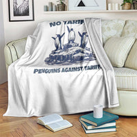 Penguins Against Tariffs Throw Blanket Resist Protest FDT Political