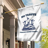 Penguins Against Tariffs Garden Flag Resist Protest FDT Political