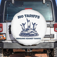 Penguins Against Tariffs Spare Tire Cover Resist Protest FDT Political