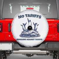 Penguins Against Tariffs Spare Tire Cover Resist Protest FDT Political